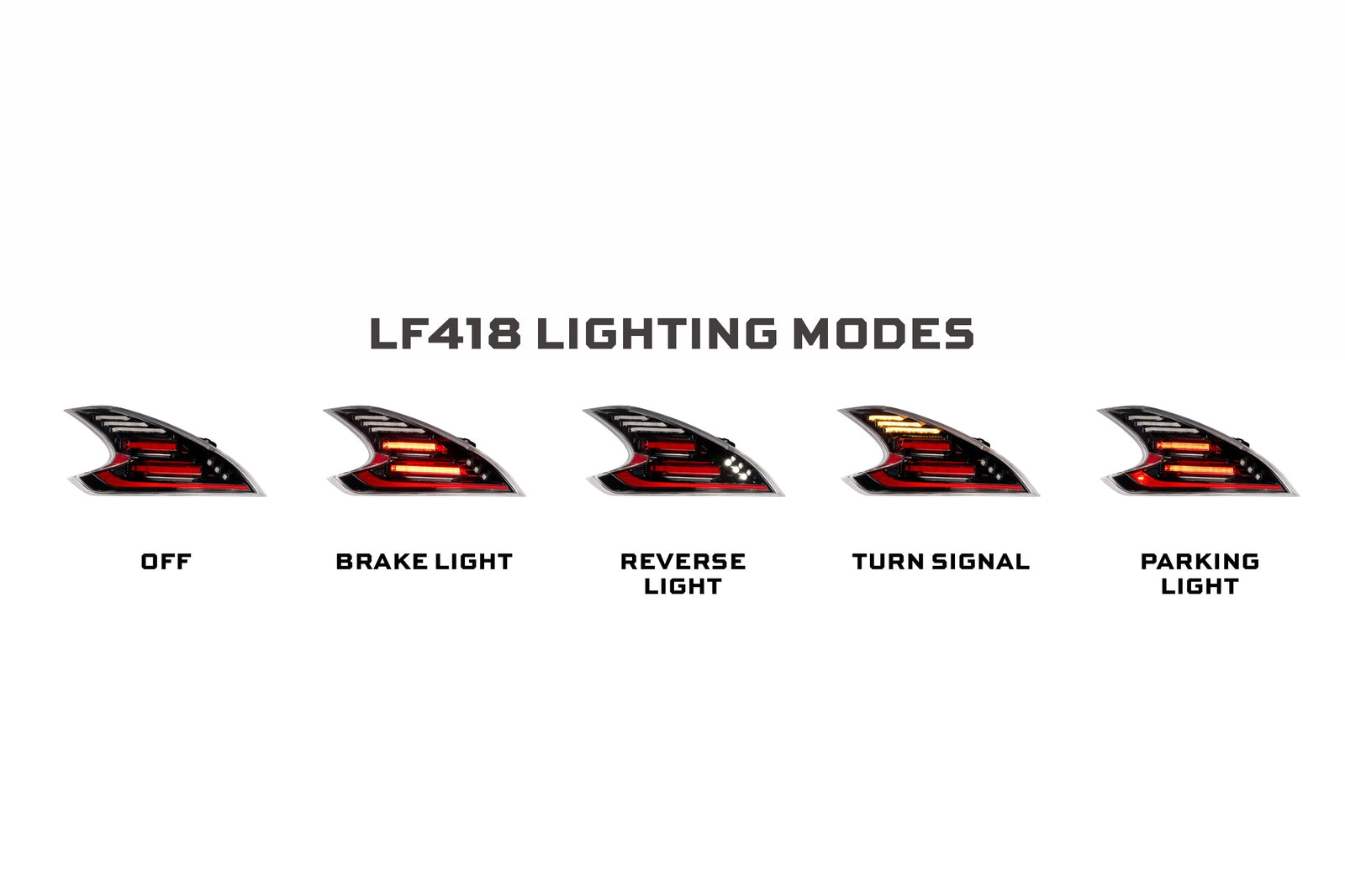 XB LED Tail Lights: 09-21 Nissan 370Z (Gen II / Black Red / Set)