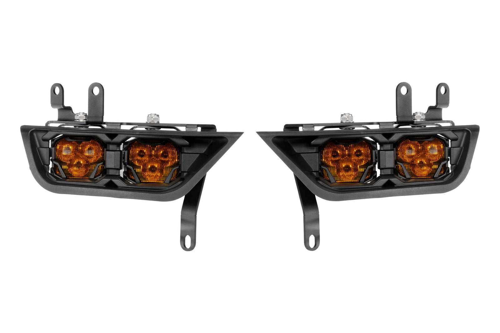 21-23 F-150 OE LED 4Banger Fog Light Kit: NCS Yellow