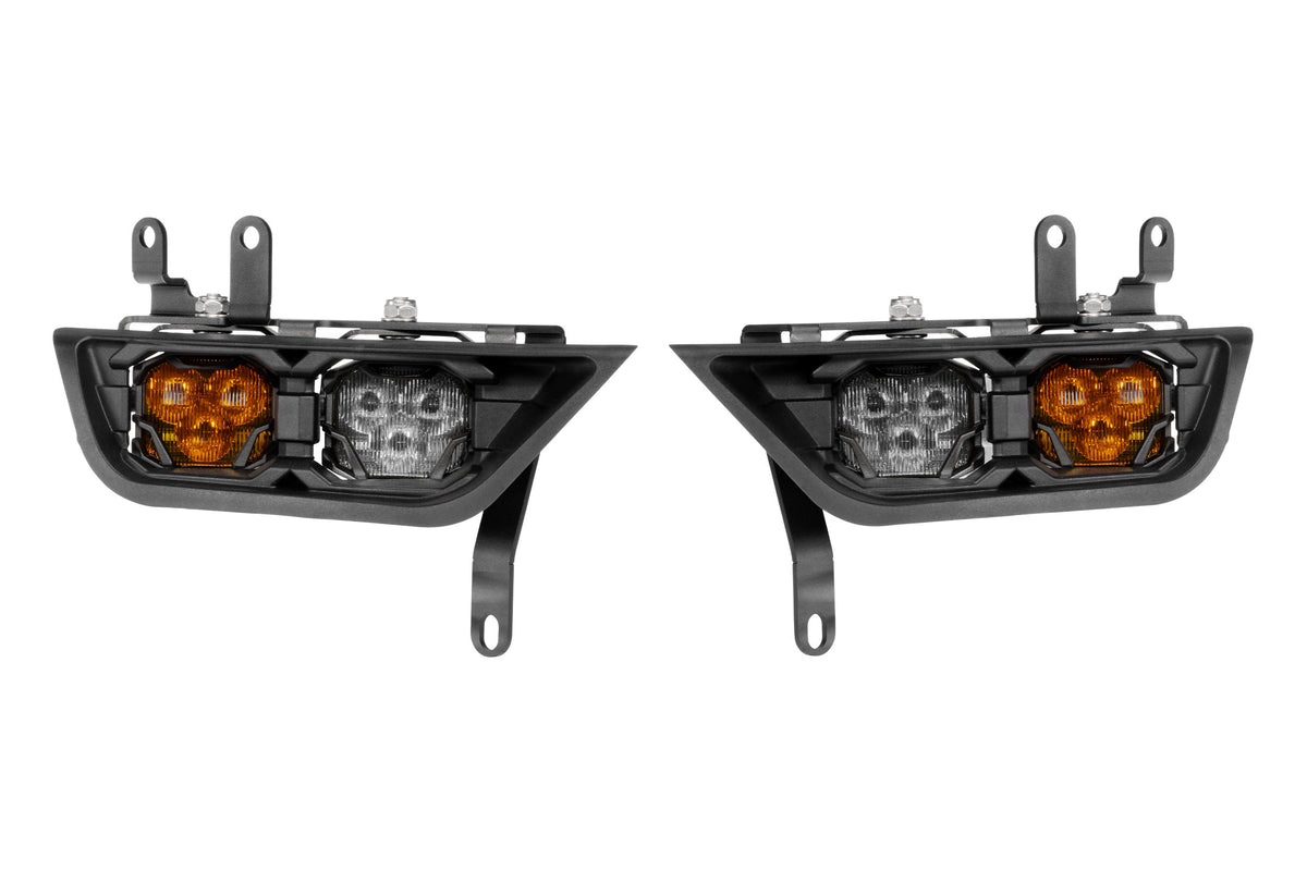 21-23 F-150 OE LED 4Banger Fog Light Kit: NCS Dual Color