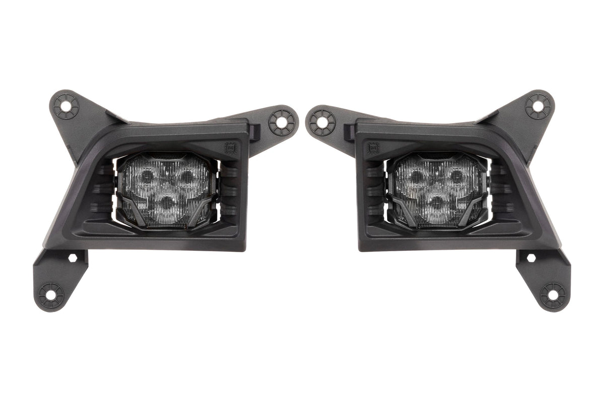 19-21 Silverado 1500 / 20-23 Silverado HD 4Banger Fog Light Kit: NCS White