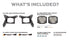 19-21 Silverado 1500 / 20-23 Silverado HD 4Banger Fog Light Kit: HXB White