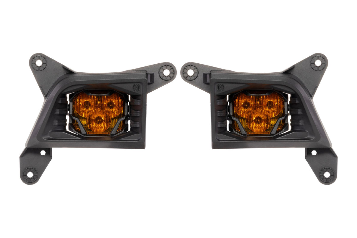 19-21 Silverado 1500 / 20-23 Silverado HD 4Banger Fog Light Kit: HXB Yellow