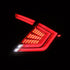 16-21 Honda Civic Hatchback NOVA-Series Prismatic LED Tail Lights Clear Smoke | AlphaRex