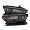 16-23 Toyota Tacoma LUXX-Series LED Crystal Headlights Alpha-Black | AlphaRex