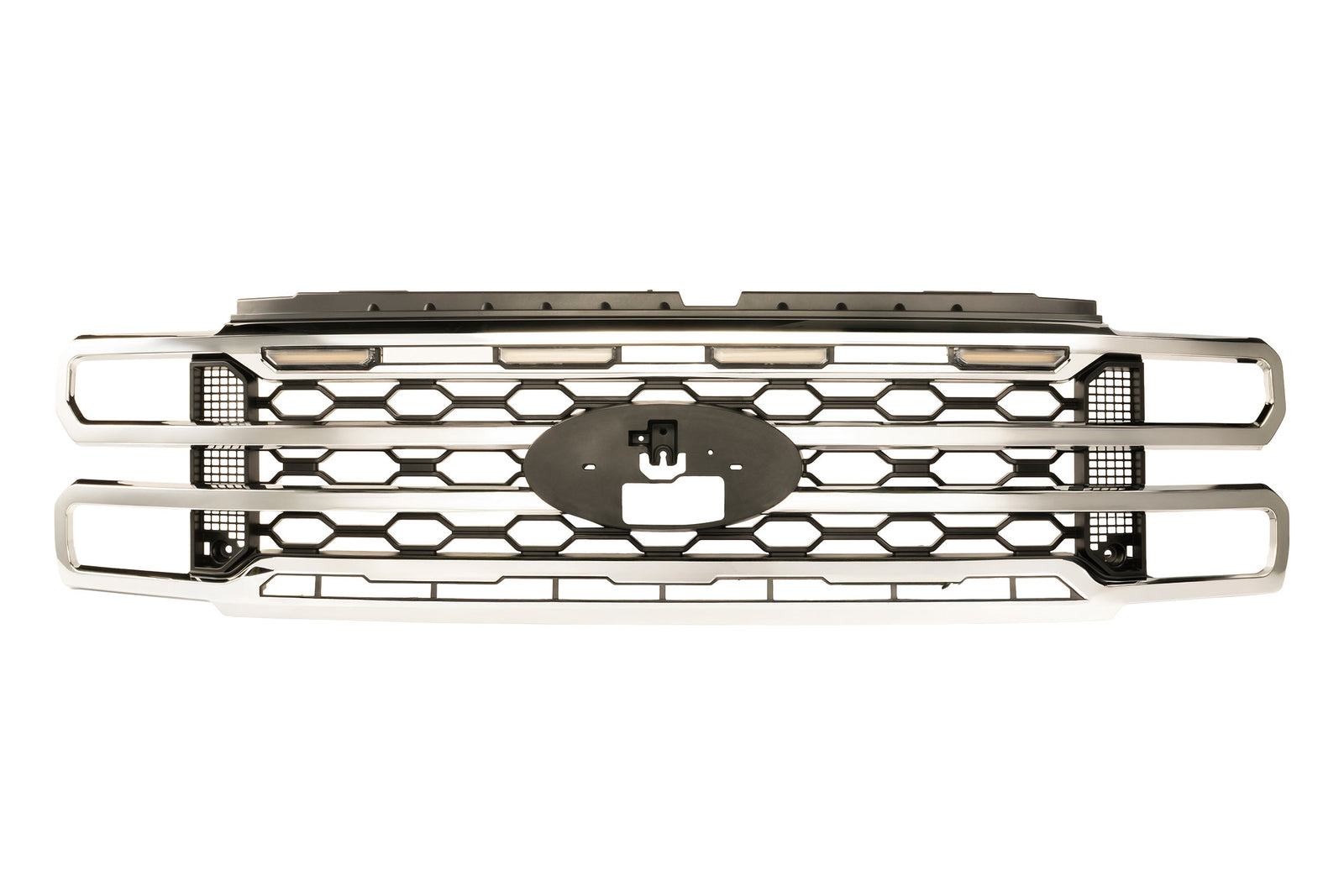 XBG LED Grille: 23-27 Super Duty (Chrome / Each)