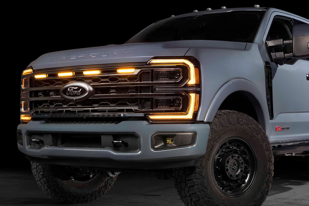 XBG LED Grille: 23-27 Super Duty (Chrome / Each)