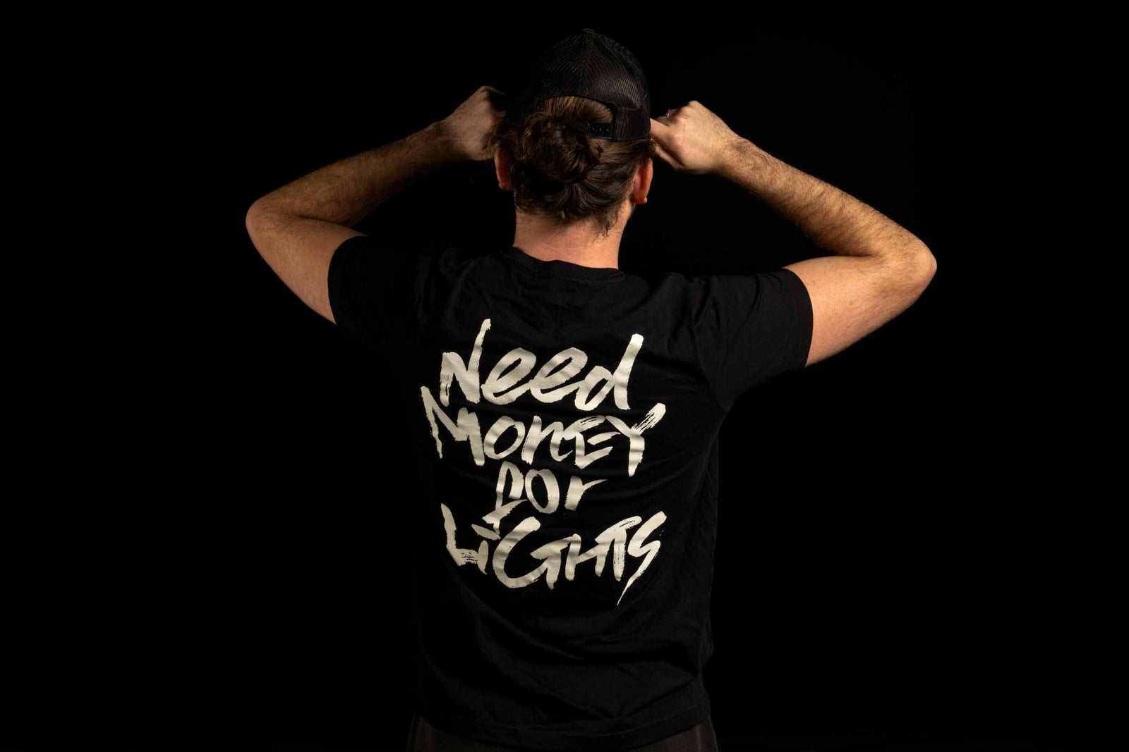 Shirt: Morimoto Black/White (Need Money / XXL)