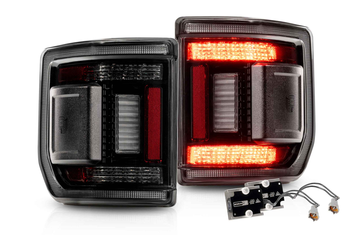 XB LED Tail Lights: 2020+ Gladiator JT (Smoked Lens / Set)