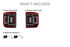 XB LED Tail Lights: 2020+ Gladiator JT (Red Lens / Set)