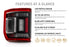 XB LED Tail Lights: 2020+ Gladiator JT (Red Lens / Set)