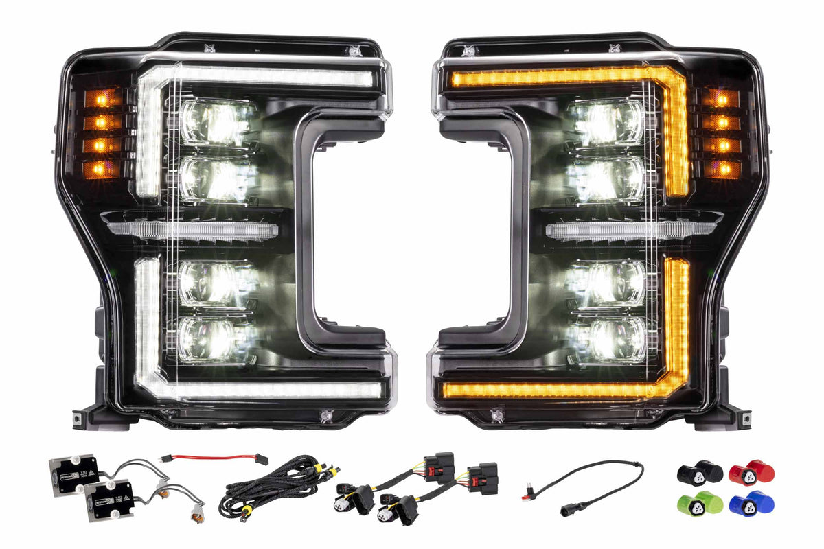 XB Evo Headlights: 17-19 Super Duty (Set)