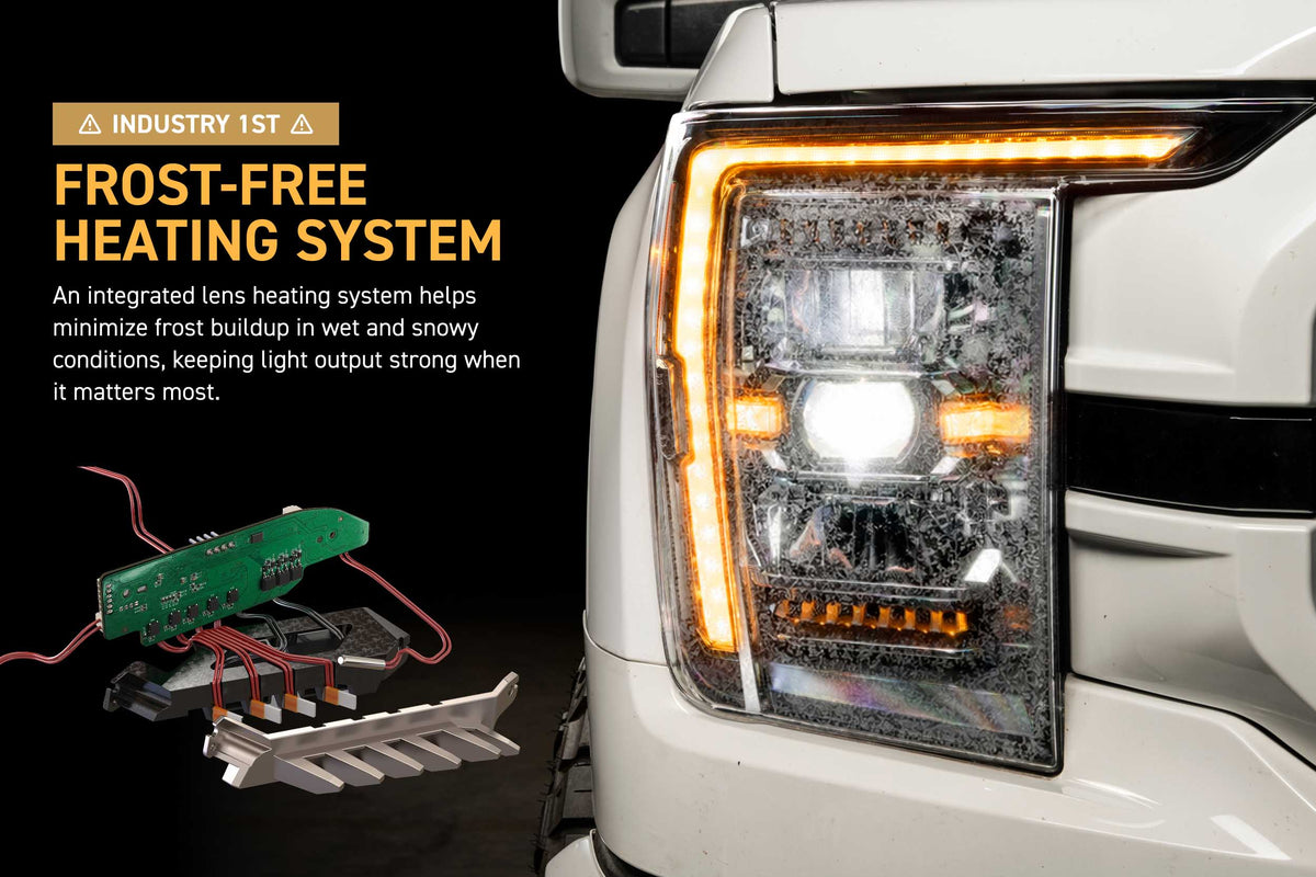 XB Evo Headlights: 21-23 Ford F-150 / Raptor (Set)