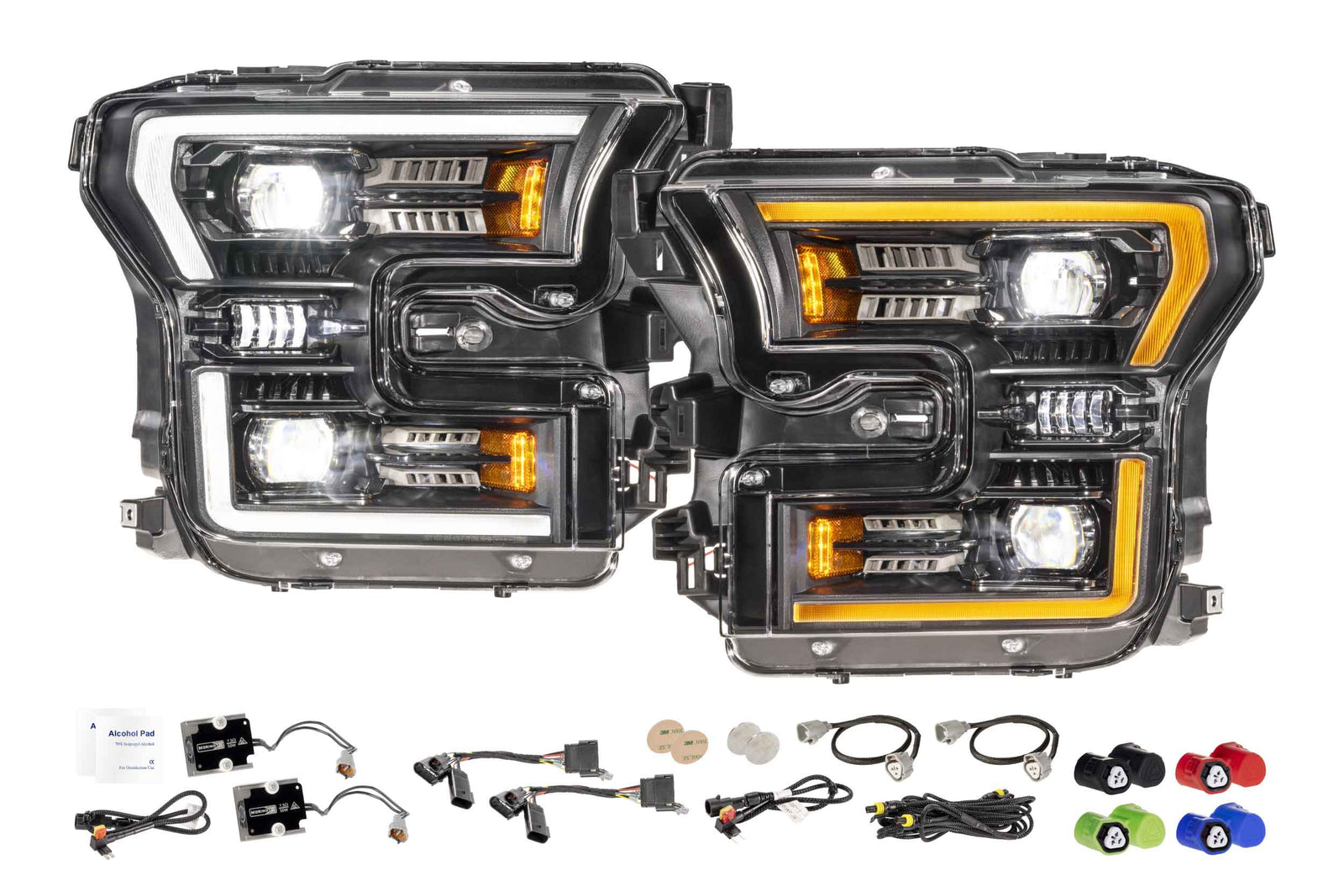 XB Evo Headlights: 15-17 Ford F-150 / 17-20 Raptor (Set)
