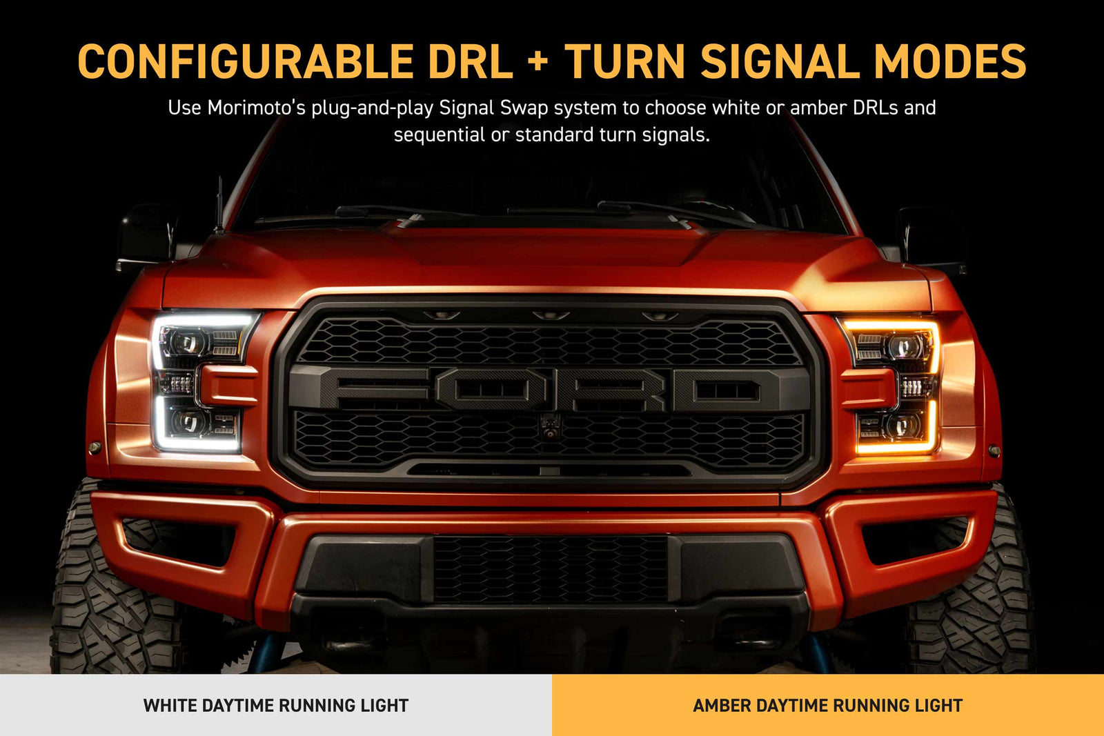 XB Evo Headlights: 15-17 Ford F-150 / 17-20 Raptor (Set)