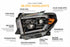 XB Evo Headlights: 14-21 Toyota Tundra (Set)