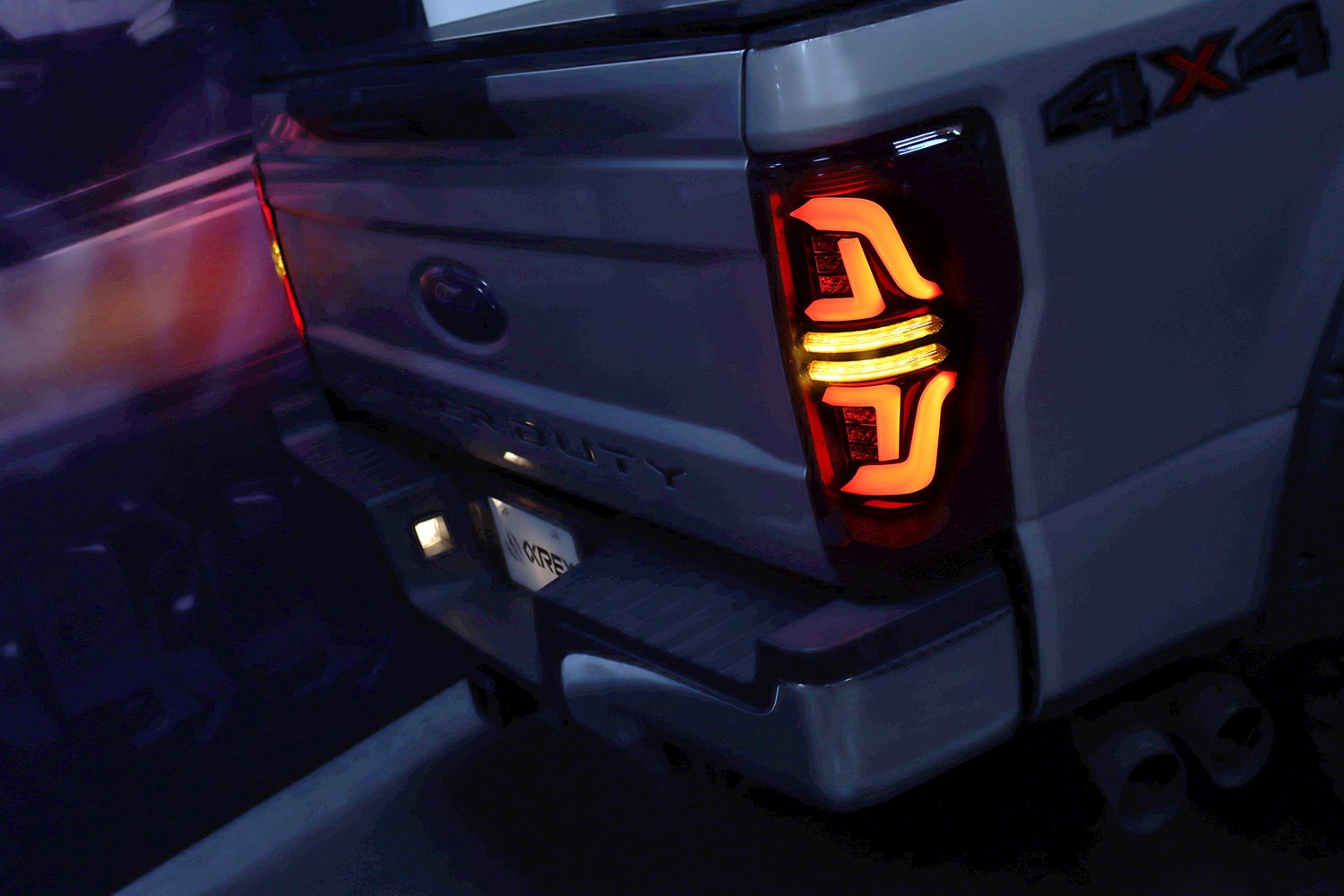 17-19 Ford Super Duty PRO-Series LED Tail Lights Jet Black | AlphaRex