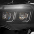 18-23 Ford Mustang MK II NOVA-Series LED Projector Headlights Black | AlphaRex