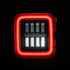 18-24 Jeep Wrangler JL NOVA-Series Prismatic LED Tail Lights Black-Red | AlphaRex