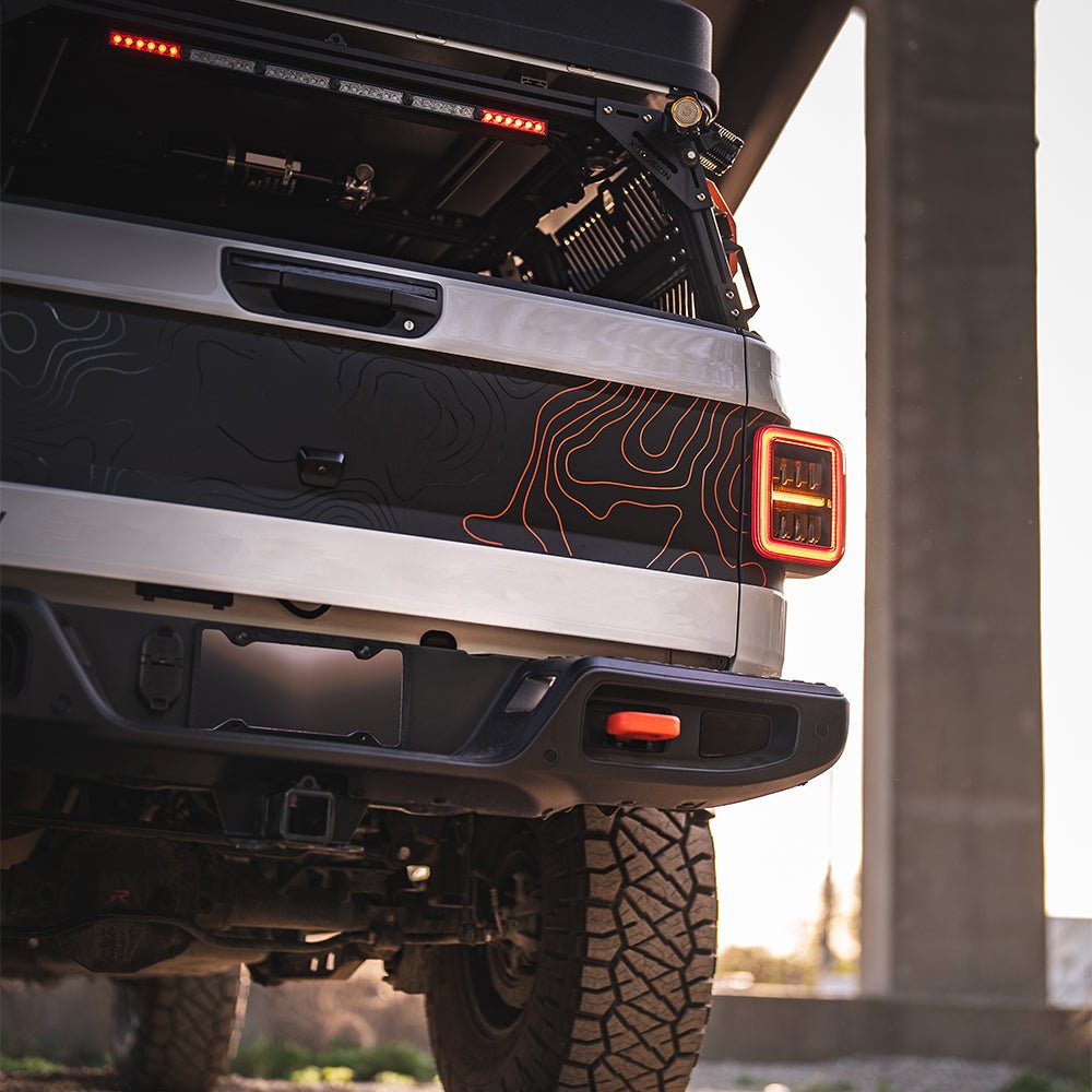 19-24 Jeep Gladiator JT NOVA-Series Prismatic LED Tail Lights Alpha-Black | AlphaRex