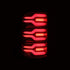 19-24 Ram 1500 LUXX-Series LED Tail Lights Black-Red | AlphaRex