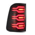 19-24 Ram 1500 LUXX-Series LED Tail Lights Black-Red | AlphaRex