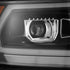 19-24 Ram 1500 (MK II 2500 Style) LUXX-Series LED Projector Headlights Black | AlphaRex