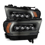 19-24 Ram 1500 (MK II 2500 Style) NOVA-Series LED Projector Headlights Alpha-Black | AlphaRex