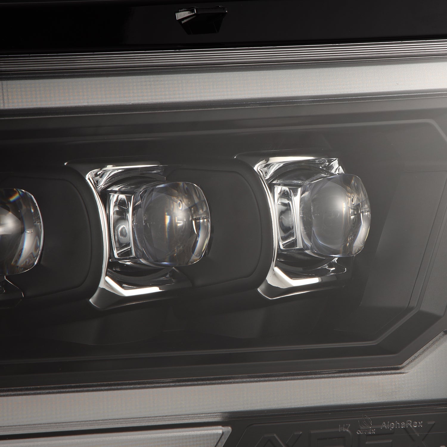 19-24 Ram 1500 (MK II 2500 Style) NOVA-Series LED Projector Headlights Black | AlphaRex