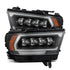 19-24 Ram 1500 (MK II 2500 Style) NOVA-Series LED Projector Headlights Black | AlphaRex