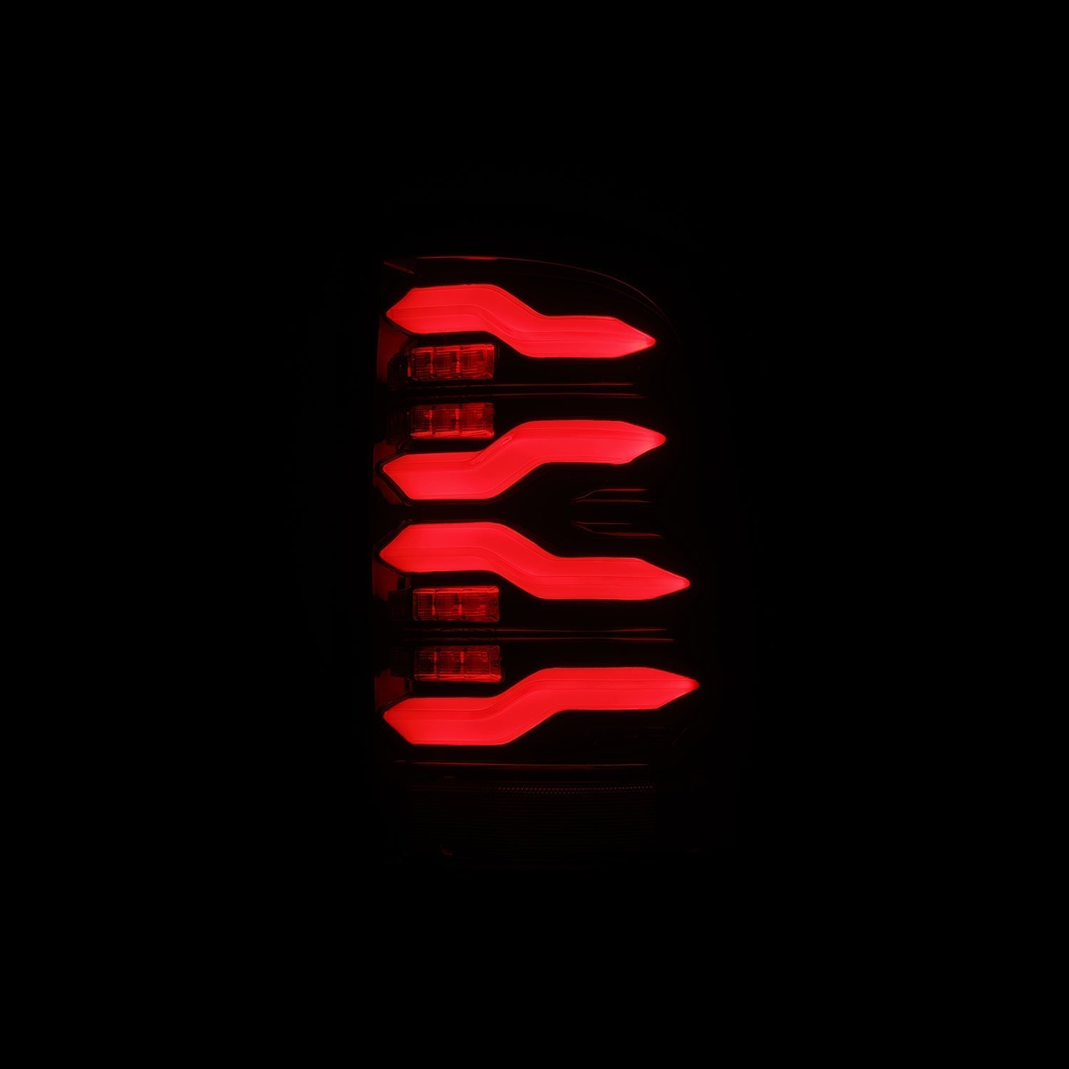 19-24 Ram 2500/3500 LUXX-Series LED Tail Lights Black-Red | AlphaRex