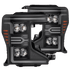 20-22 Ford Super Duty NOVA-Series LED Projector Headlights Black | AlphaRex
