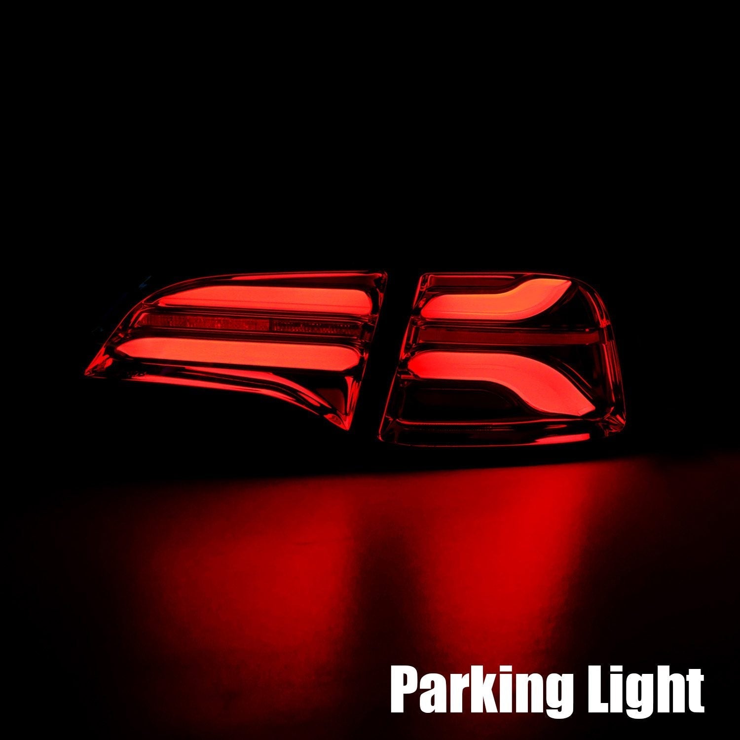 20-24 Tesla Model Y (With Stock Amber Turn Signal) PRO-Series LED Tail Lights Jet Black | AlphaRex