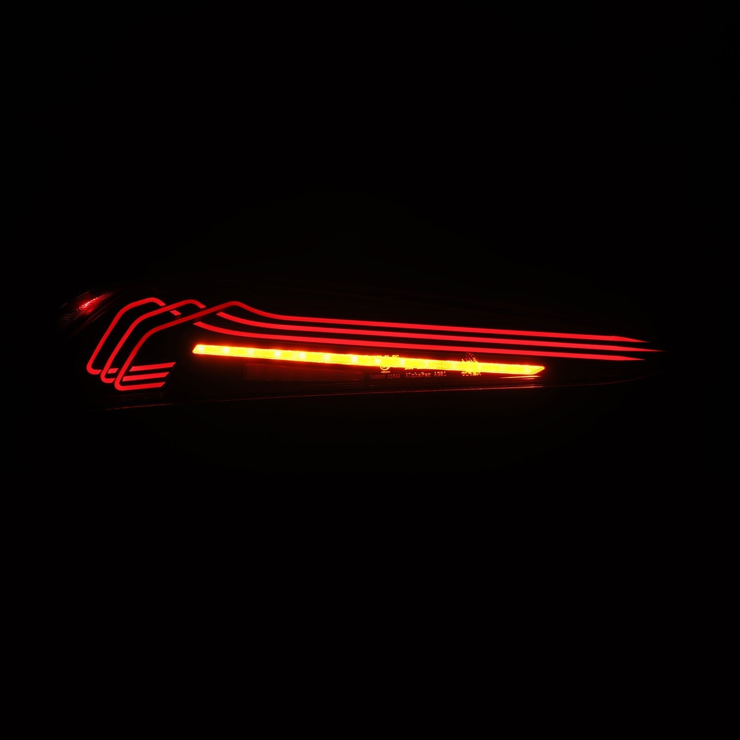 20-25 Toyota Supra CSL Laser Style LUXX-Series LED Tail Lights - Black | AlphaRex