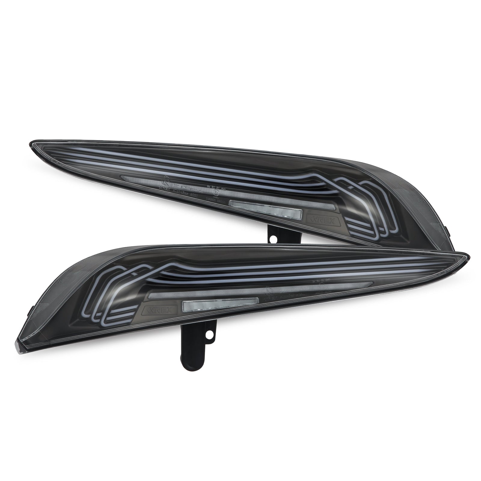 20-25 Toyota Supra CSL Laser Style LUXX-Series LED Tail Lights - Black | AlphaRex