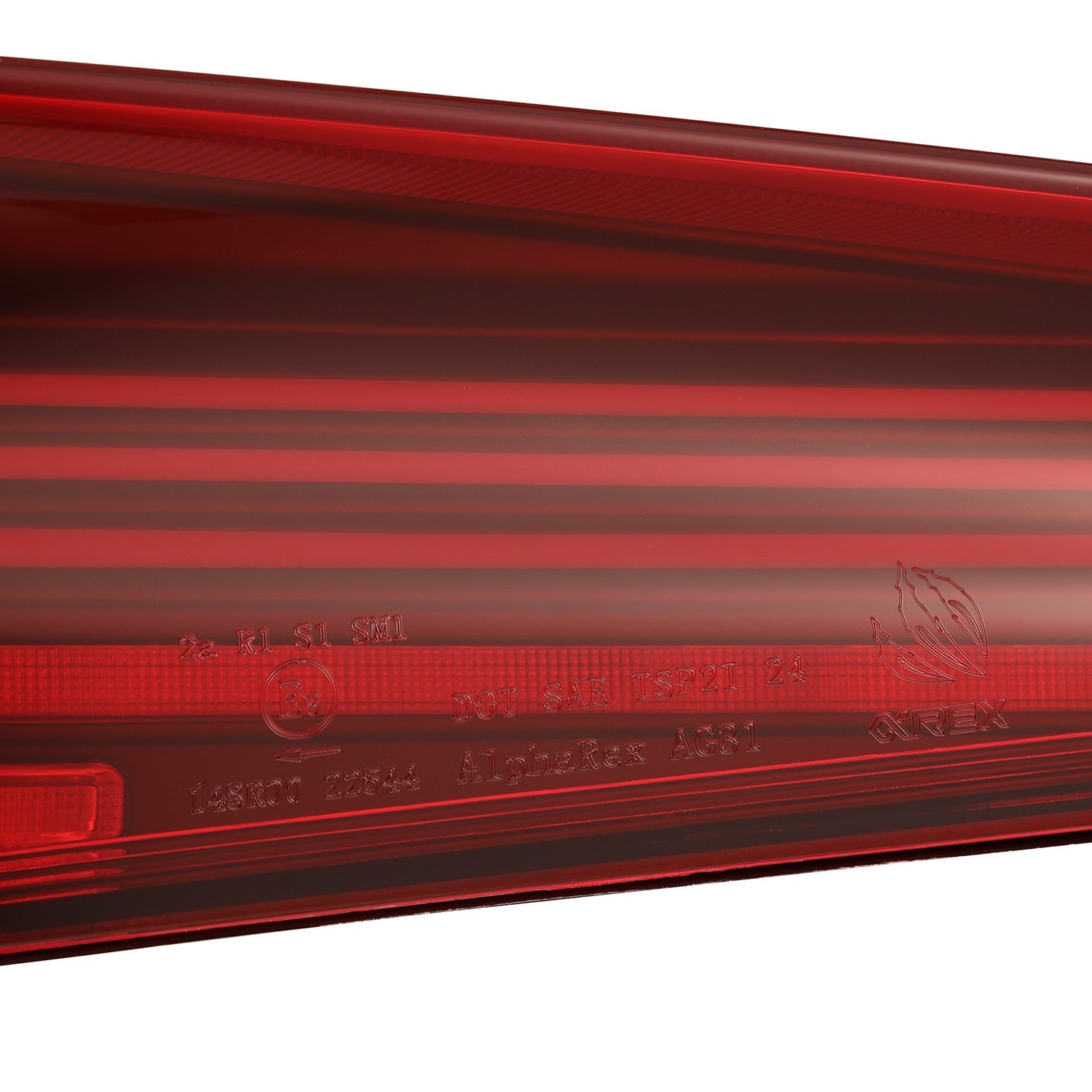 20-25 Toyota Supra CSL Laser Style LUXX-Series LED Tail Lights - Vivid Red | AlphaRex