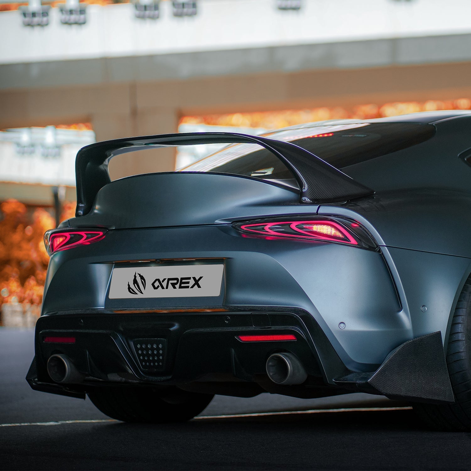 20-25 Toyota Supra FT-1 Style LUXX-Series LED Tail Lights - Black | AlphaRex