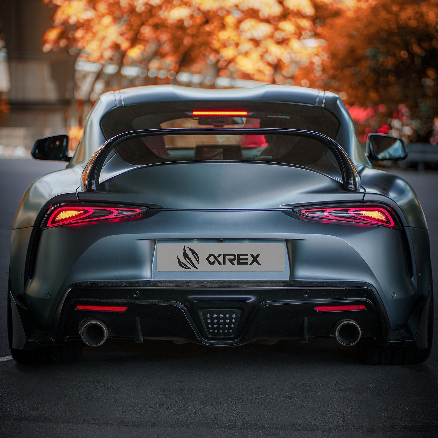 20-25 Toyota Supra FT-1 Style LUXX-Series LED Tail Lights - Vivid Red | AlphaRex