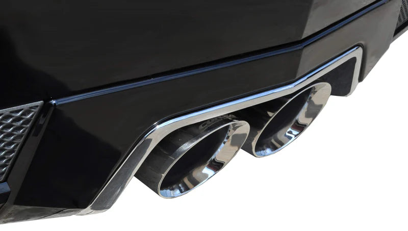 Corsa Performance - Sport / 2.5 in Axle-Back 4.5 in Single Tips | 2011-2015 CTS-V Coupe - Legends Auto Parts