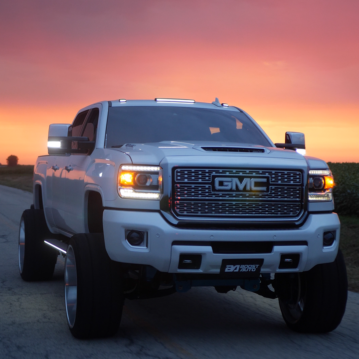 Lumastep M2 | 2014-2024 Chevrolet/GMC 1500/2500/3500 Powered Light Up Running Boards