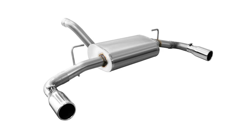 Corsa Performance - Sport, Touring / 2.5 in Axle-Back Rolled 4.0 in | 2018-23 Jeep Wrangler JLU/JL 3.6L, 2019-23 2.0T