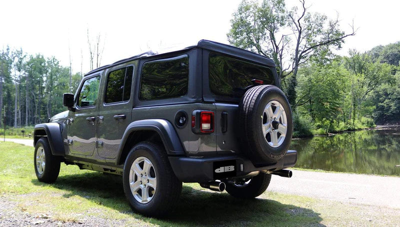 Corsa Performance - Sport, Touring / 2.5 in Axle-Back Rolled 4.0 in | 2018-23 Jeep Wrangler JLU/JL 3.6L, 2019-23 2.0T