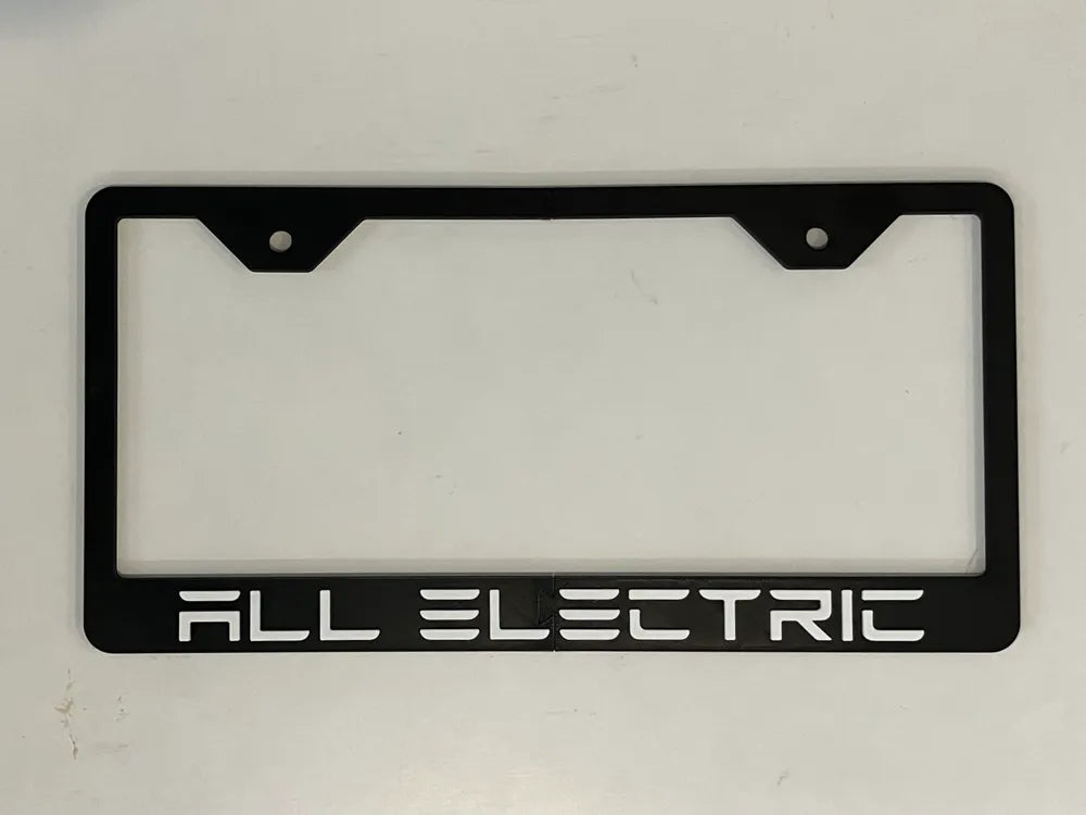 3D Printed Accessory - License Plate Frame/Cover for Electric Cars/EVs - Legends Auto Parts