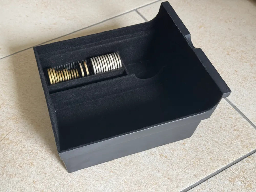3D Printed Tesla Accessory - Tesla Model 3/Y (2021 - 2023) Organizer Coin Holder - Legends Auto Parts