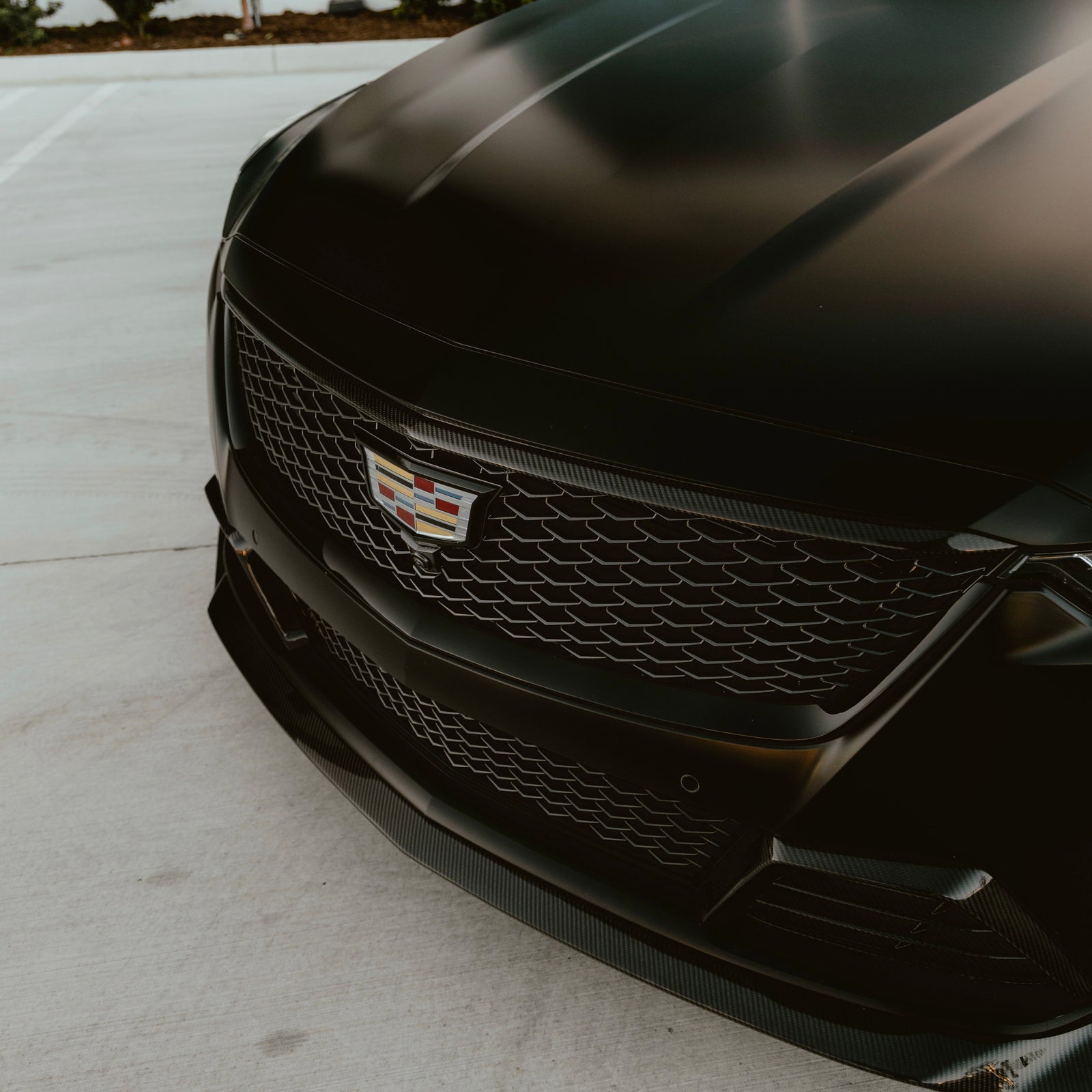 2022-2024 Cadillac CT5-V Blackwing Carbon Fiber Upper Grille Trim Replacement - Legends Auto Parts