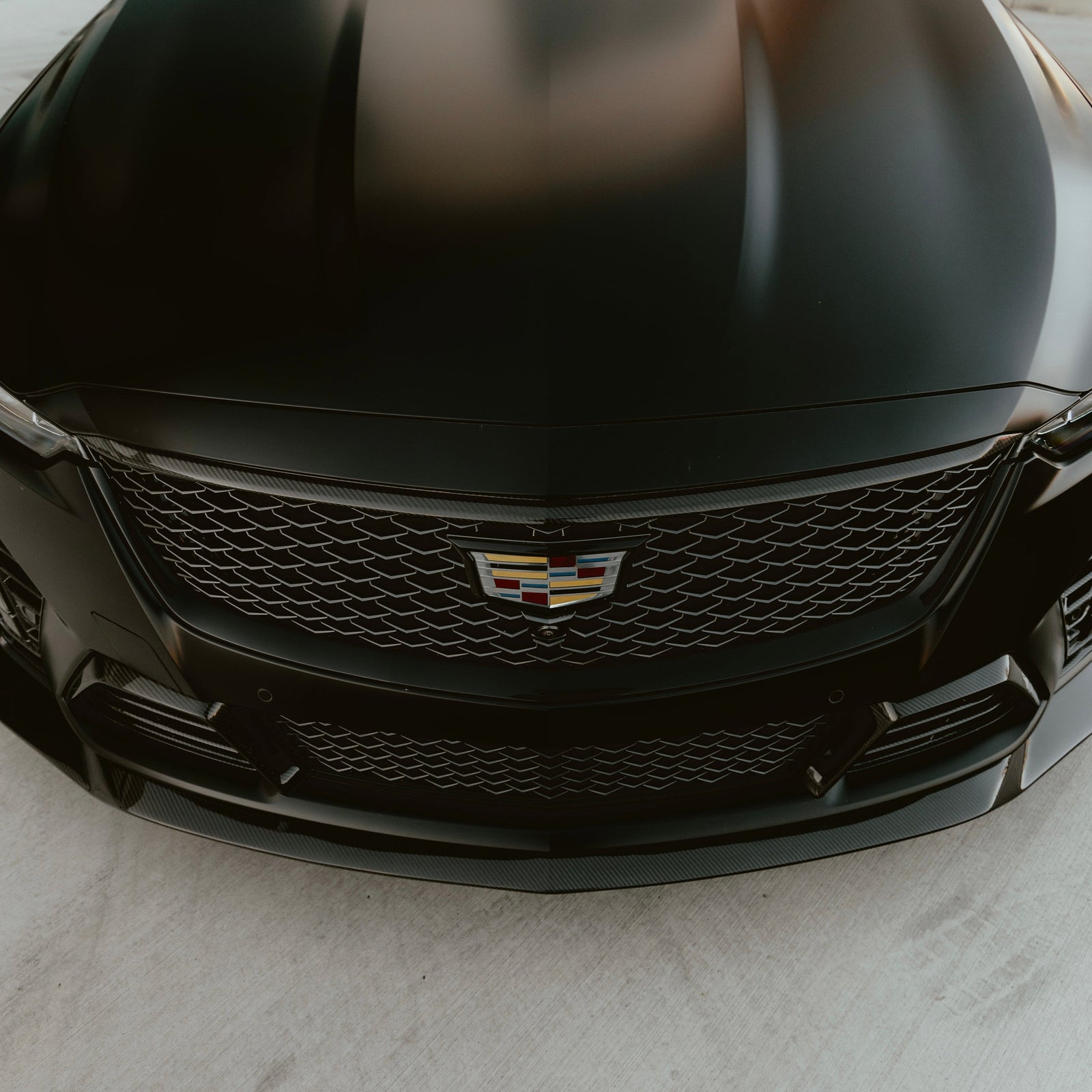 2022-2024 Cadillac CT5-V Blackwing Carbon Fiber Upper Grille Trim Replacement - Legends Auto Parts
