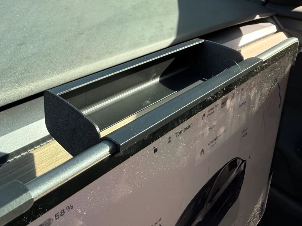 3D Printed Tesla Accessory - Slim Sunglasses Holder for Tesla 3/Y Center Screen - Legends Auto Parts