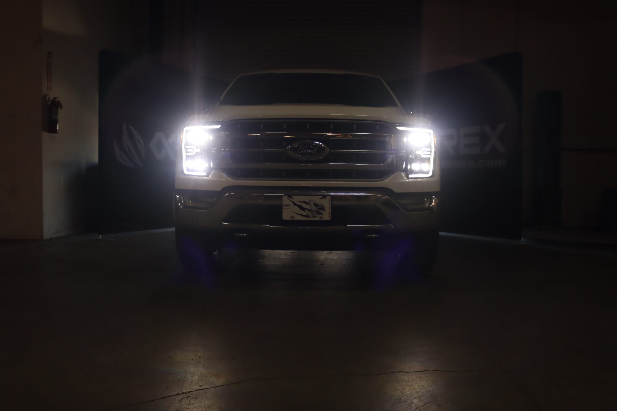 21-23 Ford F150 / 21-23 Ford F150 Raptor NOVA-Series LED Projector Headlights Alpha-Black | AlphaRex