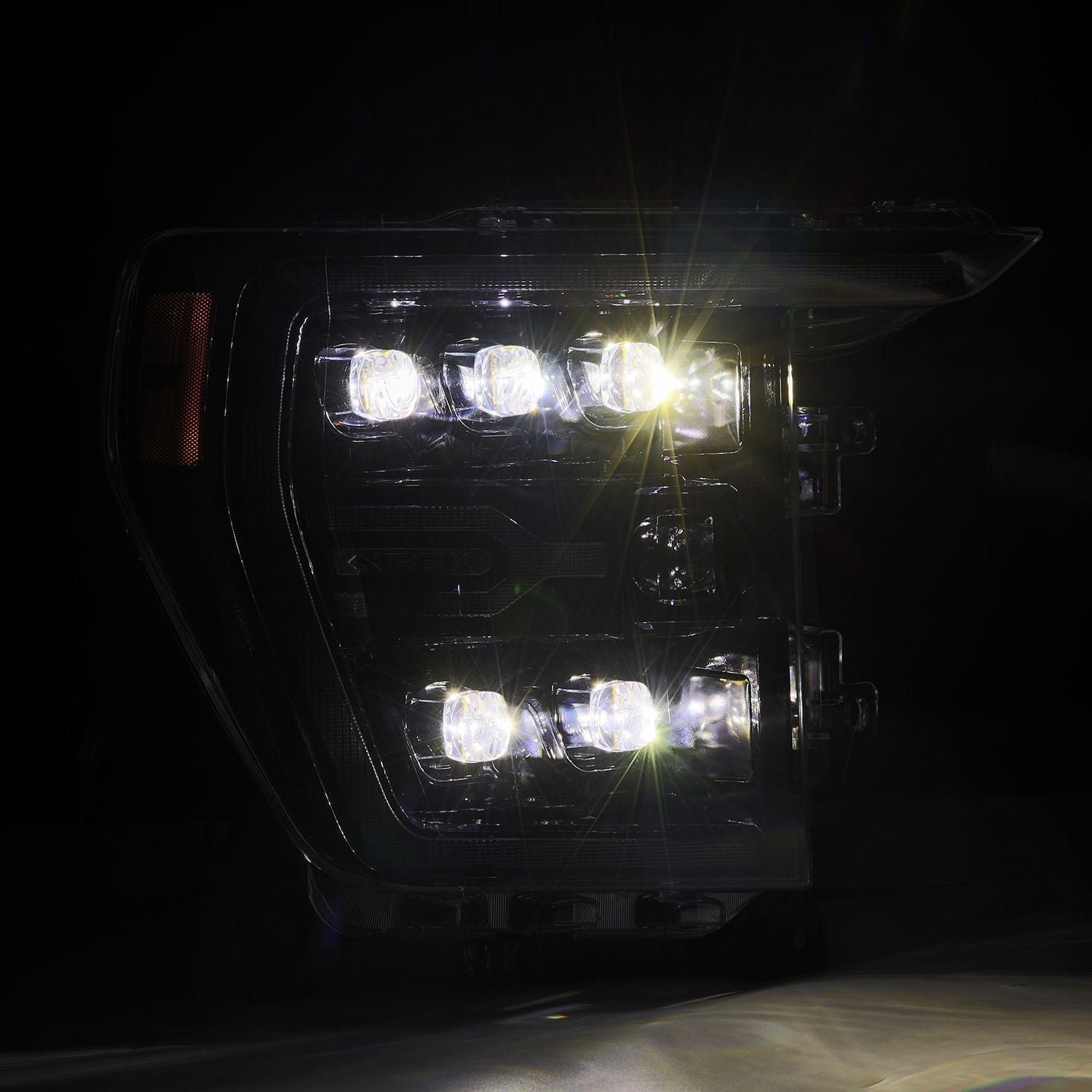 21-23 Ford F150 / 21-23 Ford F150 Raptor NOVA-Series LED Projector Headlights Alpha-Black | AlphaRex