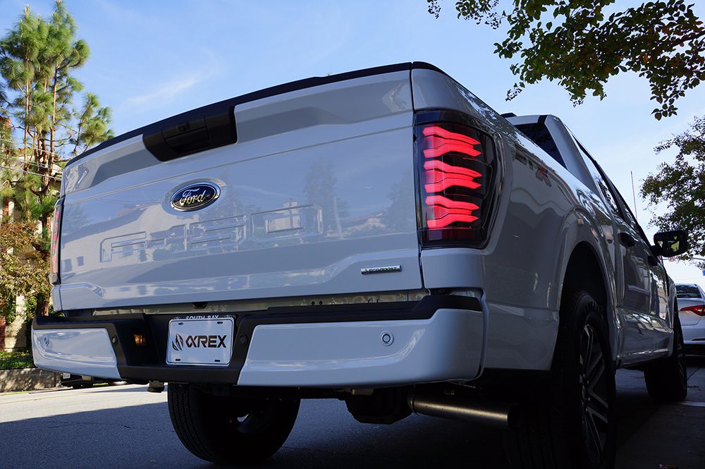 21-23 Ford F150 LUXX-Series LED Tail Lights Alpha-Black | AlphaRex