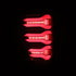 21-23 Ford F150 LUXX-Series LED Tail Lights Black-Red | AlphaRex